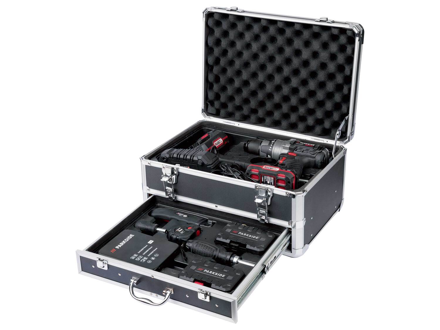 Set de perceuse-visseuse à percussion sans fil , le prix 139.00 €
- Set de ...