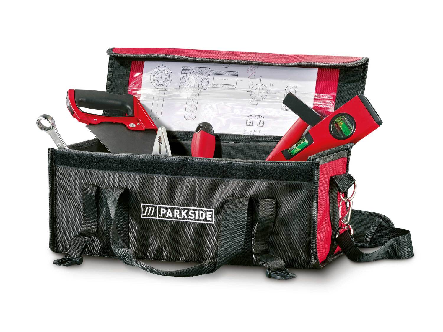 Sacoche à outils , le prix 11.99 €
- Au choix :
- Env. 40 x 21 x 22 cm (L ...