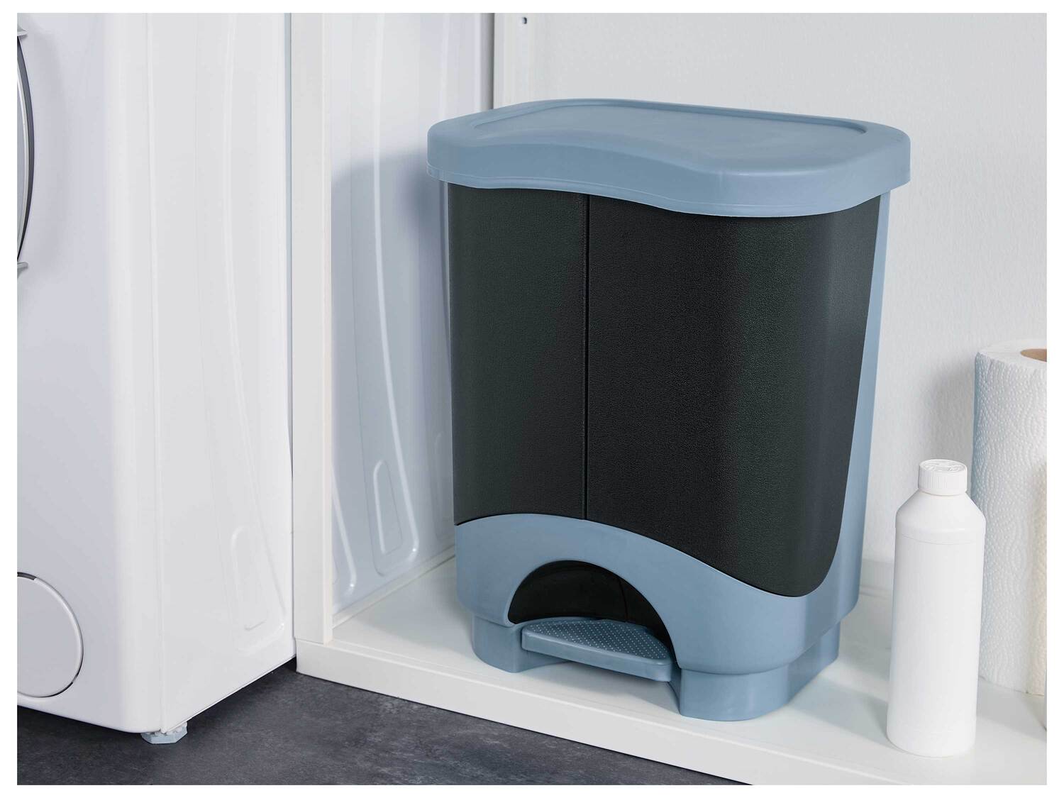 Poubelle à double compartiment , le prix 11.99 €
- Env. 35 x 29 x 45 ...