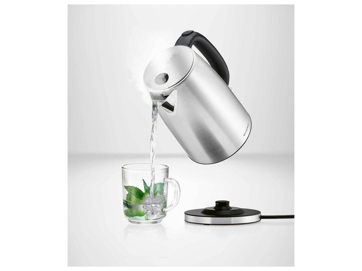 Bouilloire électrique , le prix 16.99 €
- 2 600 - 3 100 W
- Max. 1,7 L
- ...