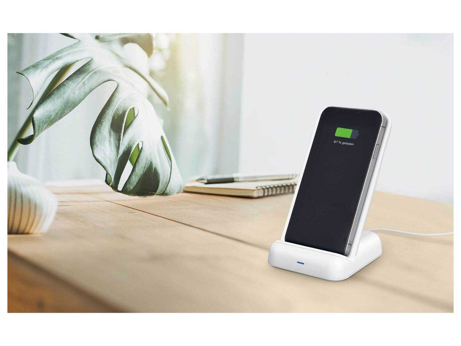Station de charge Qi® à induction , le prix 9.99 €
- Env. 7,0 x 11,4 x 7,8 ...