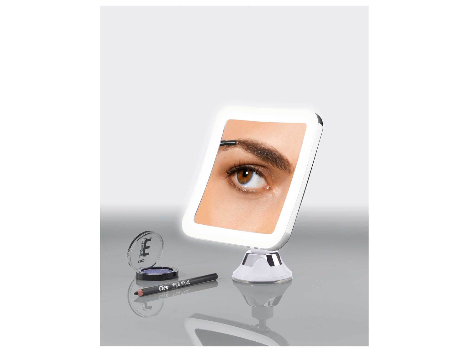 Miroir grossissant à LED , le prix 16.99 €
- Au choix :
- Pied antidérapant ...
