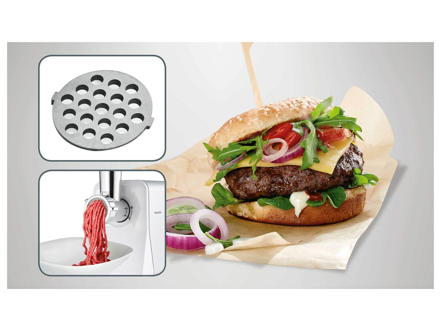 Hachoir à viande électrique , le prix 39.99 €
- 350 W
- Panneau de ...