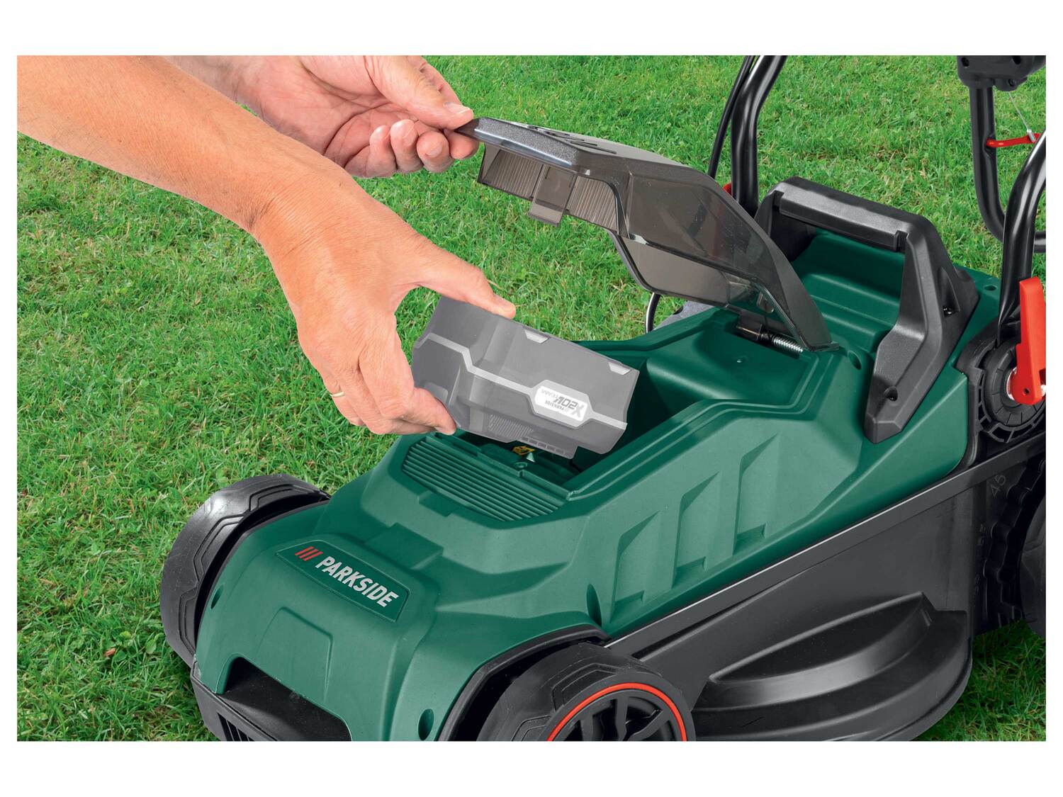 Tondeuse SANS FIL ni batterie ni chargeur , le prix 89.99 €
- 20 V
- Bac d'env. ...