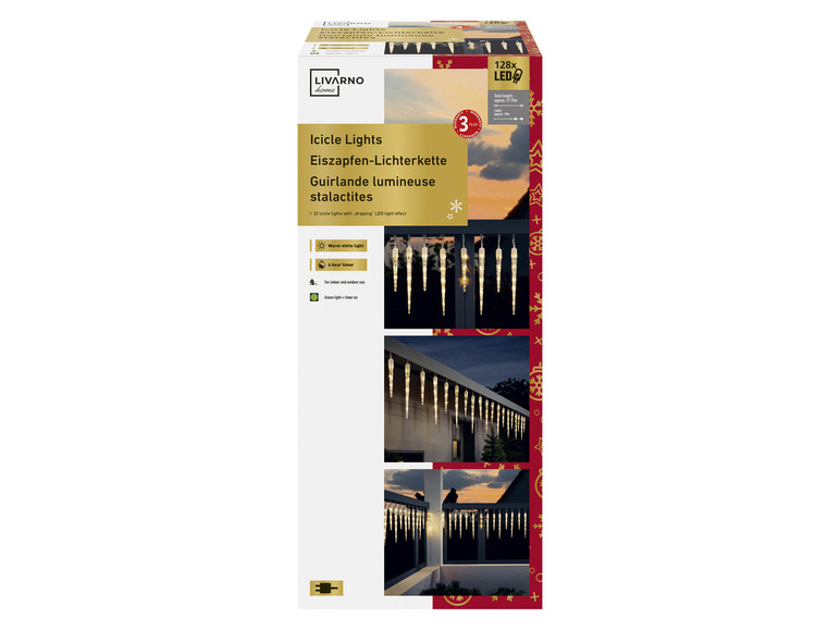 LIVARNO home Guirlande lumineuse stalactites Livarno home, prezzo 19.99 EUR