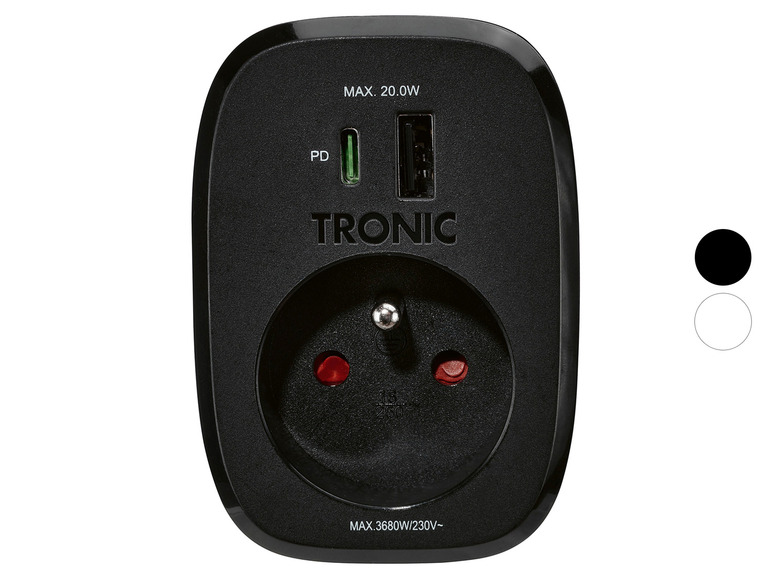 TRONIC® Adaptateur de prise Acheter Tronic , prezzo 11.99 EUR