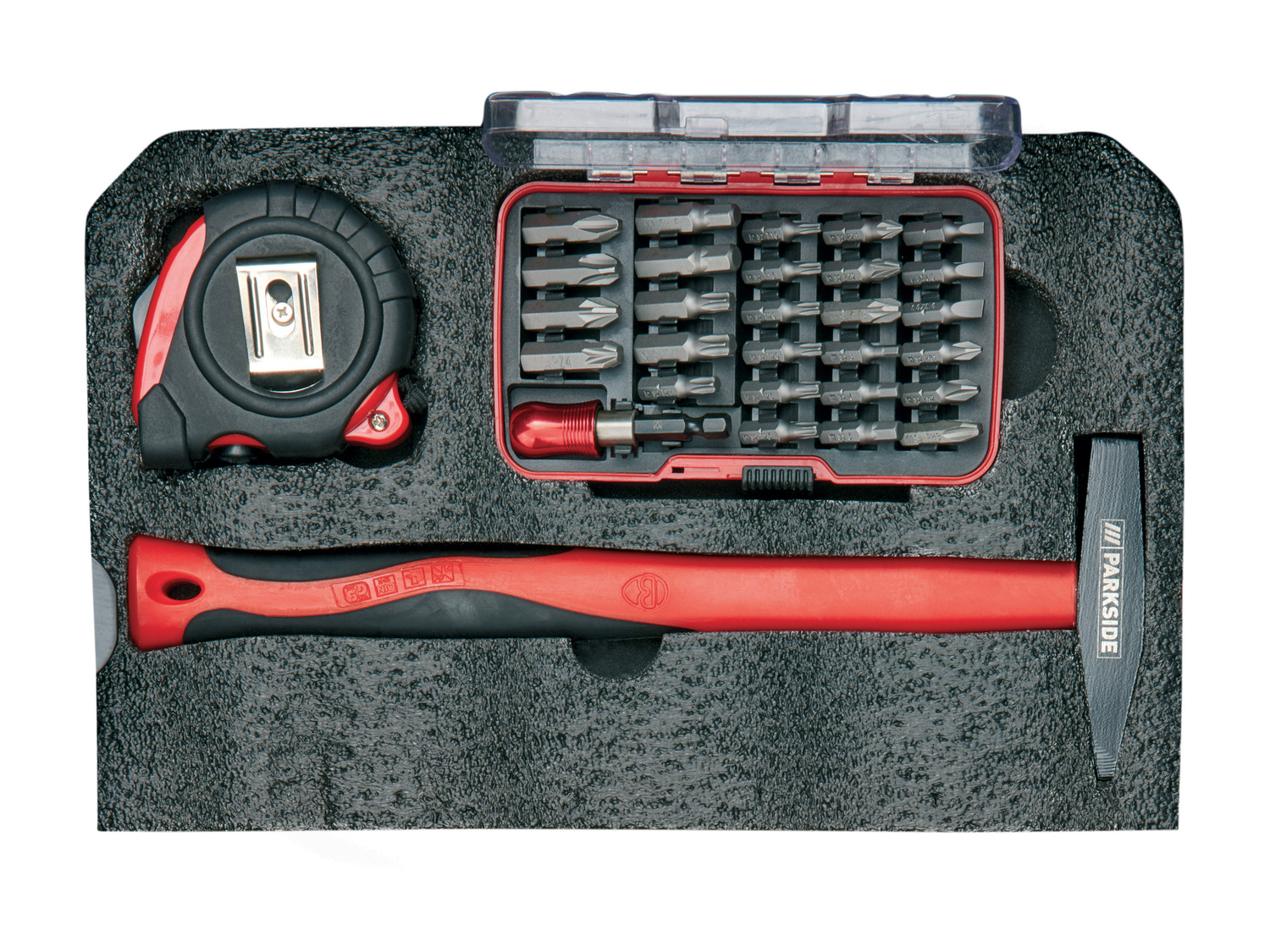 Boîte à outils , le prix 64.99 €
- 101 pièces
- 5 embouts
Caractéristiques
- ...
