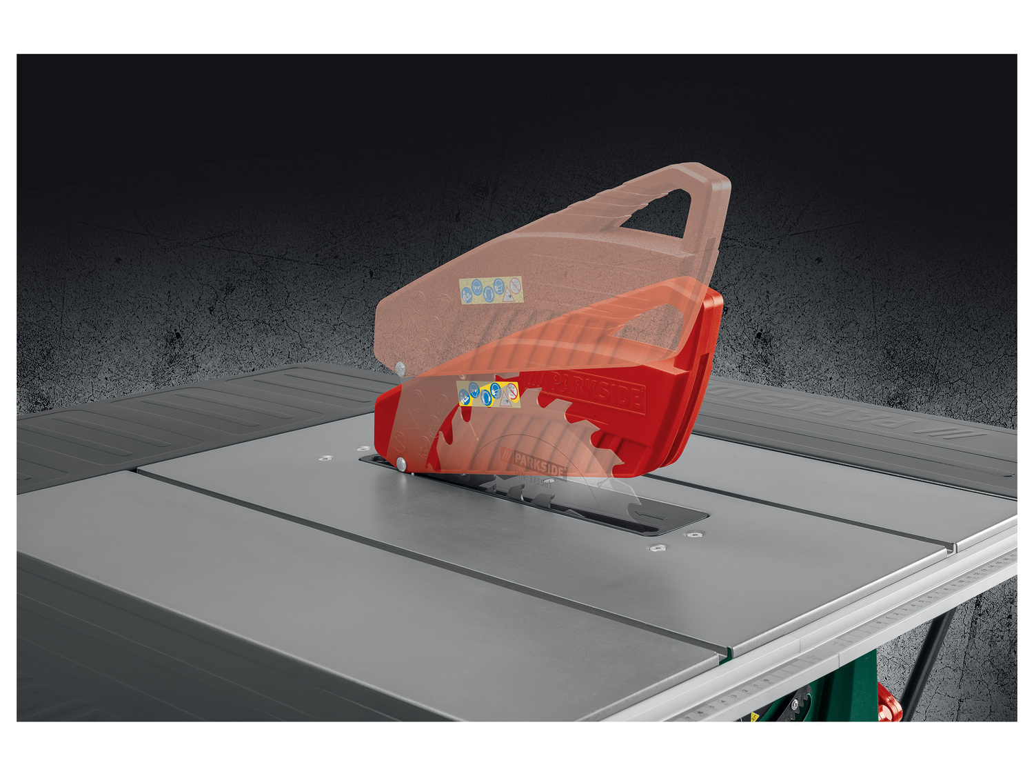 Scie circulaire sur table Parkside, le prix 129.00 €
- Pour une coupe précise ...