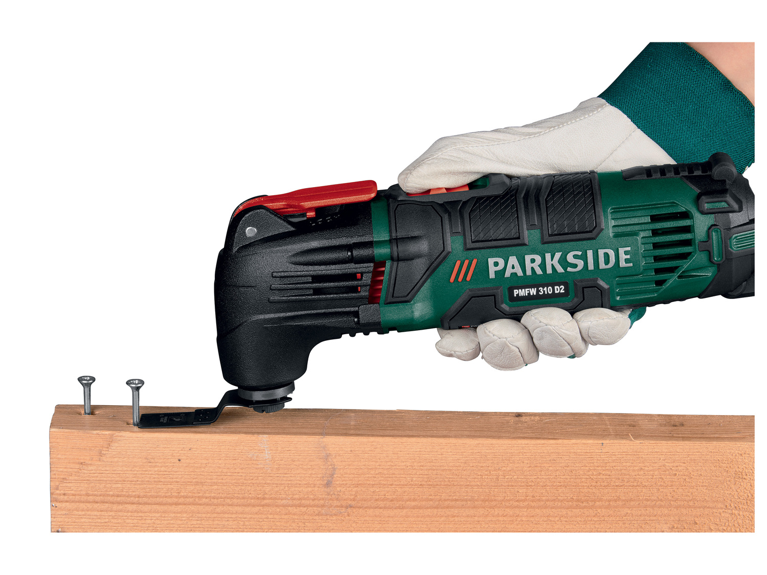 Outil multifonction PMFW 310 D2 Parkside, le prix 29.99 €
- Pour scier, tronçonner, ...
