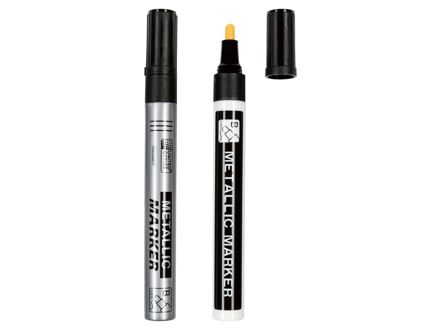 Marqueurs peinture , le prix 1.99 €
Au choix :
- Env. 0,8 mm
- Env. 1-2 ...