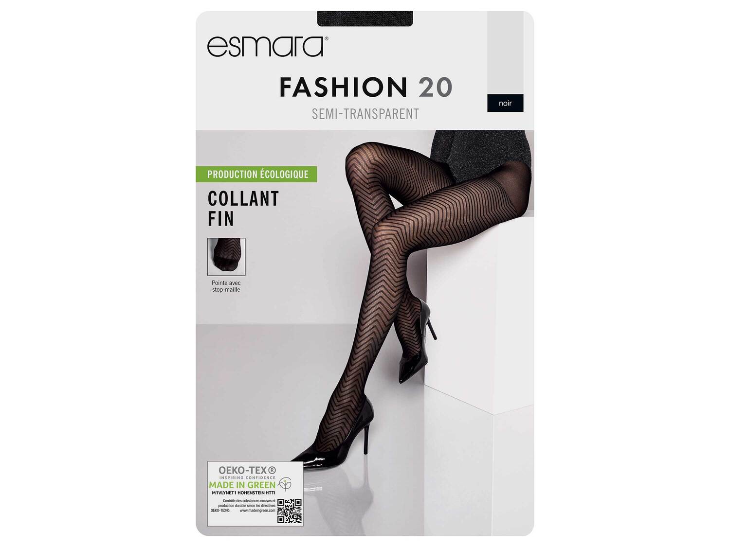 Collant fin , le prix 2.99 €
- Du M au XL selon modèle
- Ex. 93 % polyamide ...
