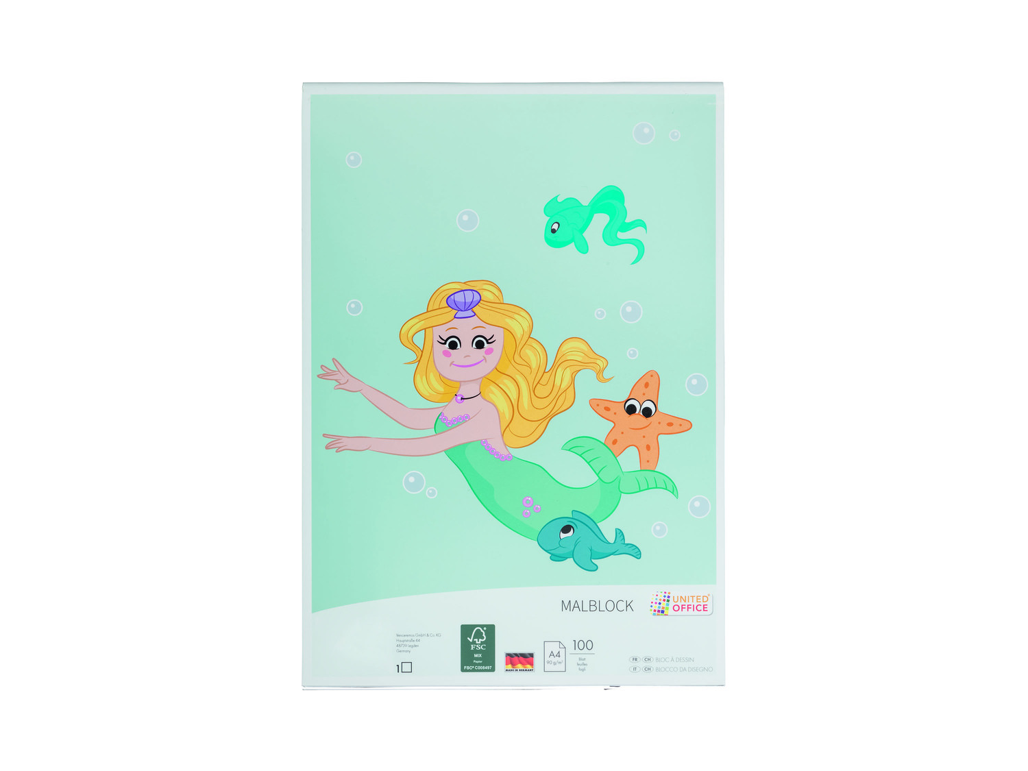 Bloc à dessin A4 , le prix 1.29 €
- 100 feuilles