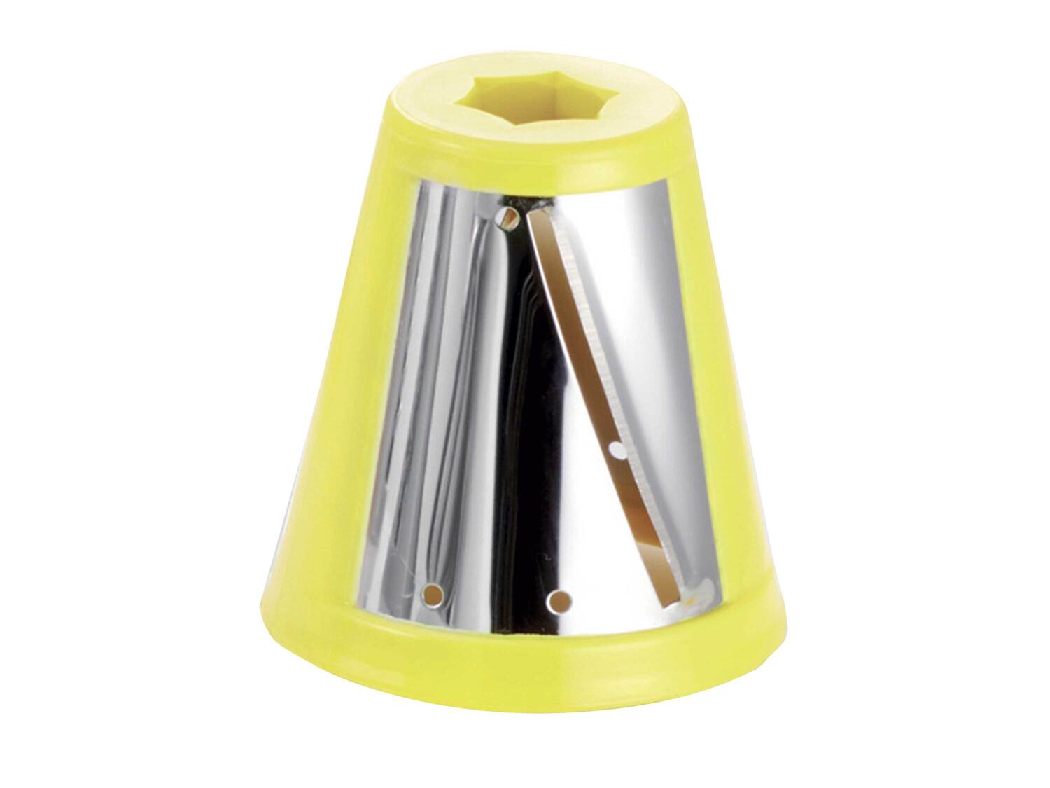Râpe à légumes électrique , le prix 19.99 €
- 150 W
- Pour râper, émincer ...