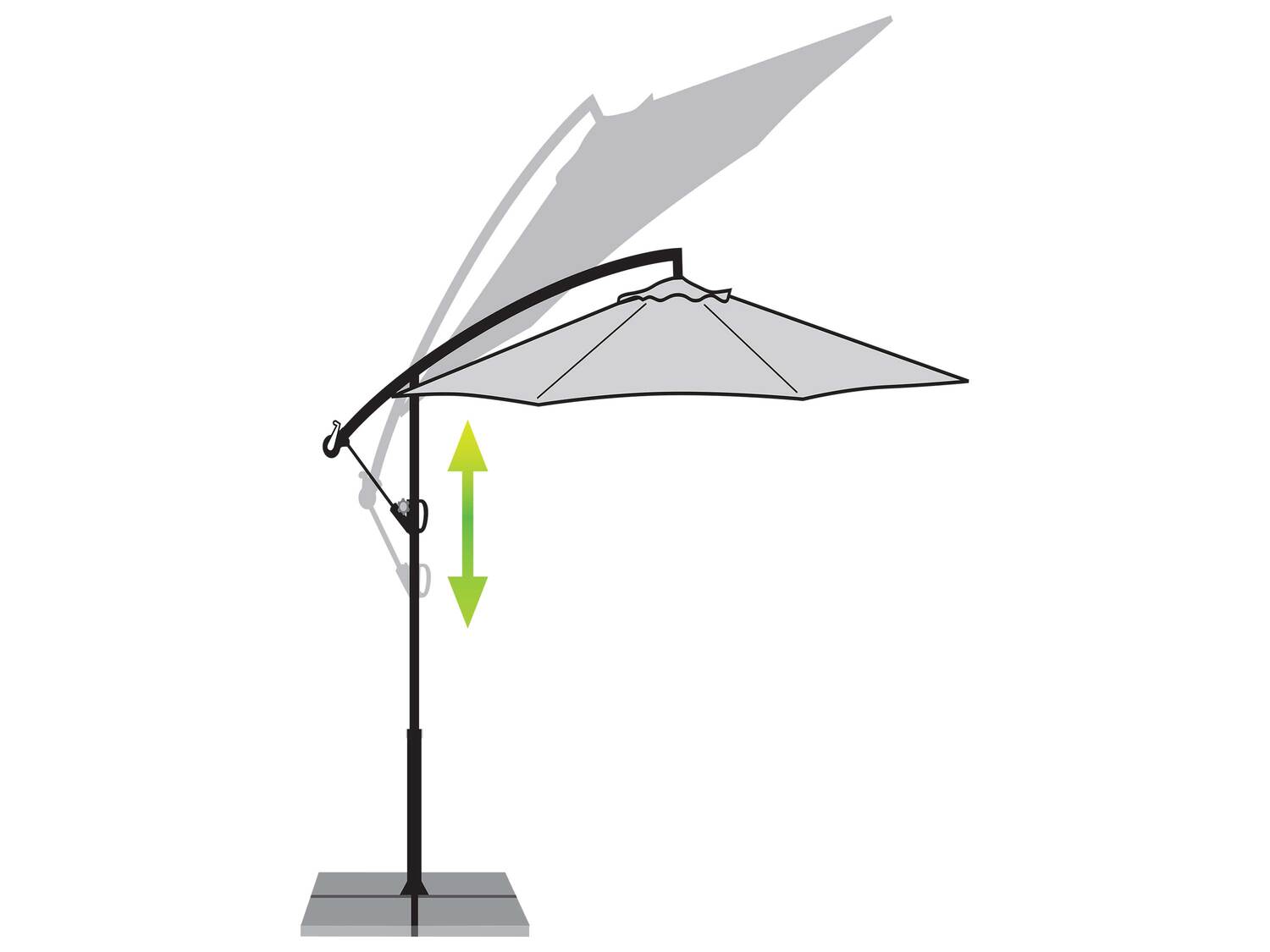 Parasol déporté , le prix 79.99 €
- Env. 300 x 258 cm (Ø ...