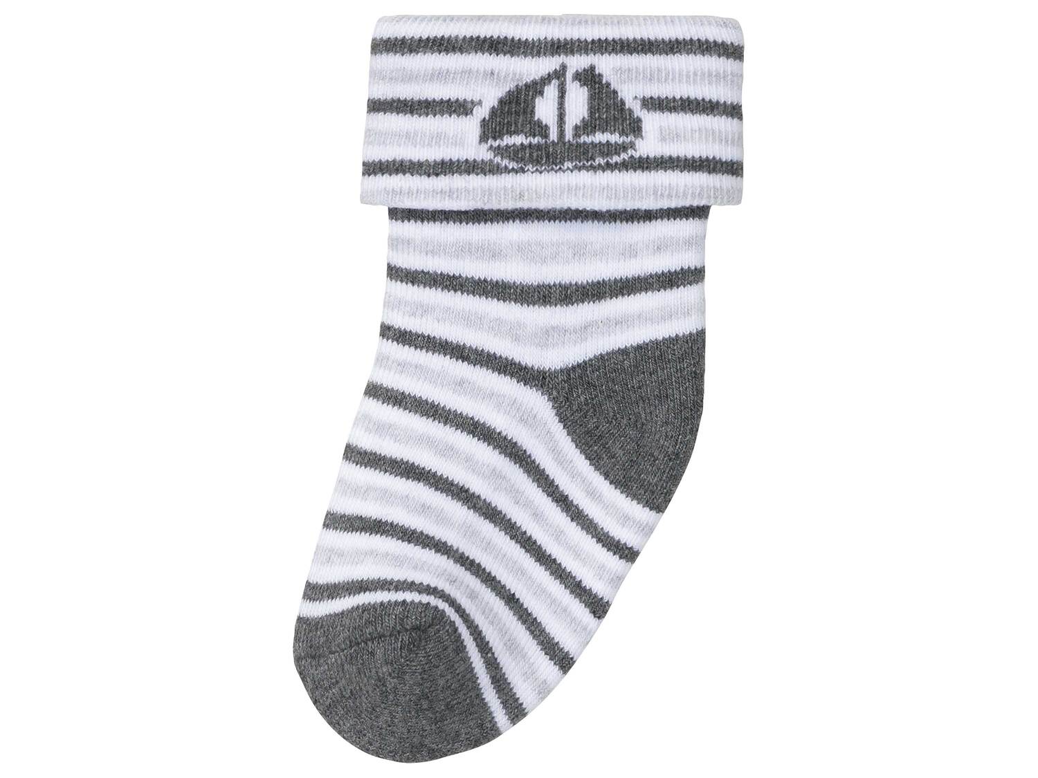 Chaussettes bébé en coton bio , le prix 3.49 €
- Du 11/14 au 19/22 selon modèle
- ...
