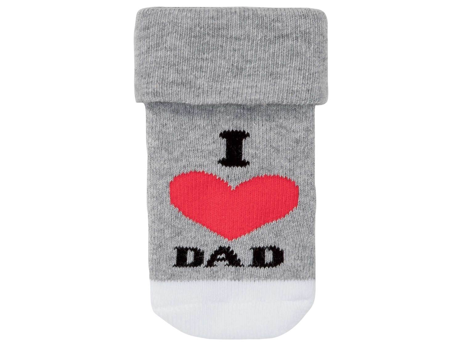 Chaussettes bébé , le prix 1.99 €
- Du 11-14 au 19-22 selon modèle
- ...