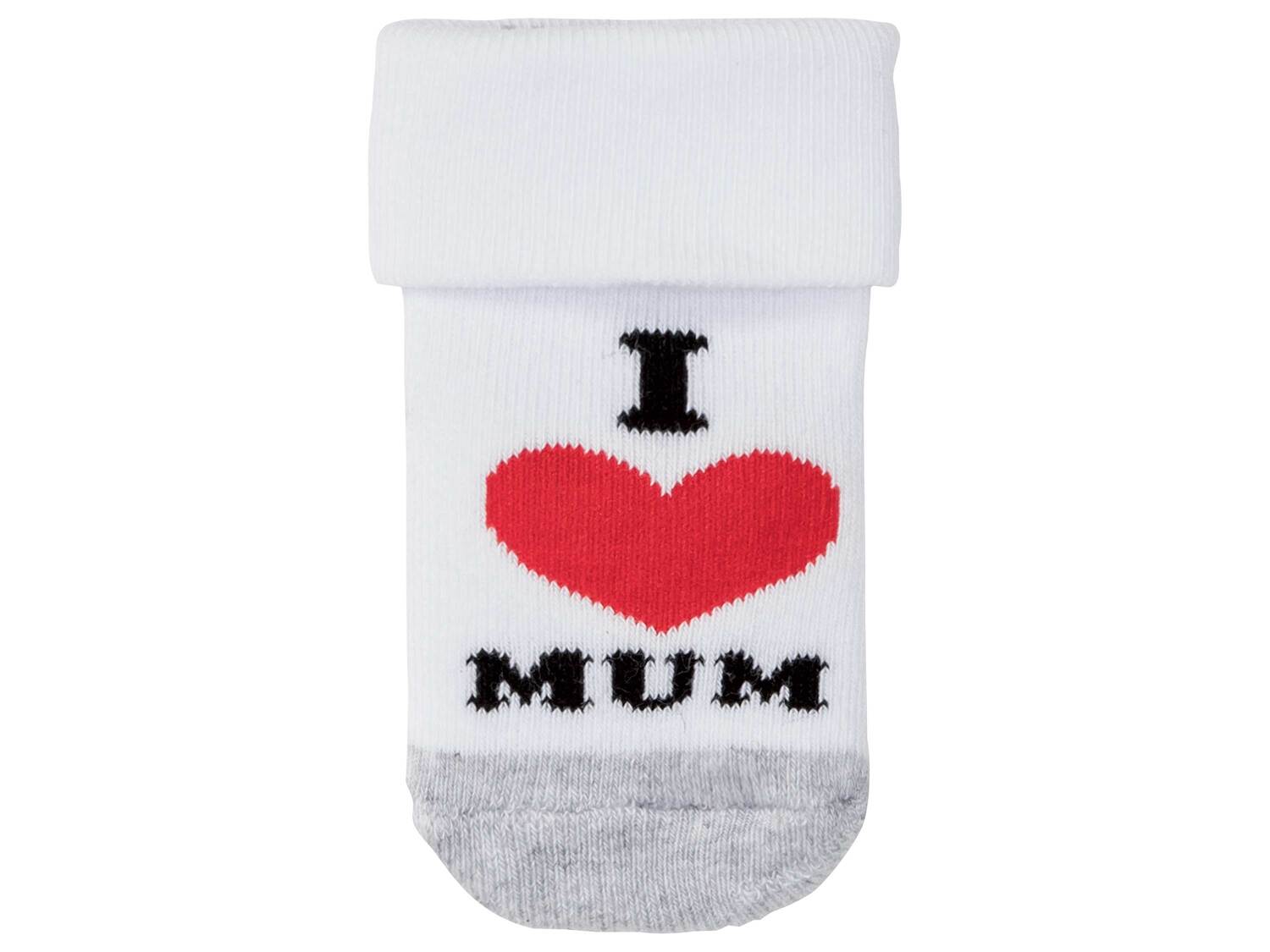 Chaussettes bébé , le prix 1.99 €
- Du 11-14 au 19-22 selon modèle
- ...